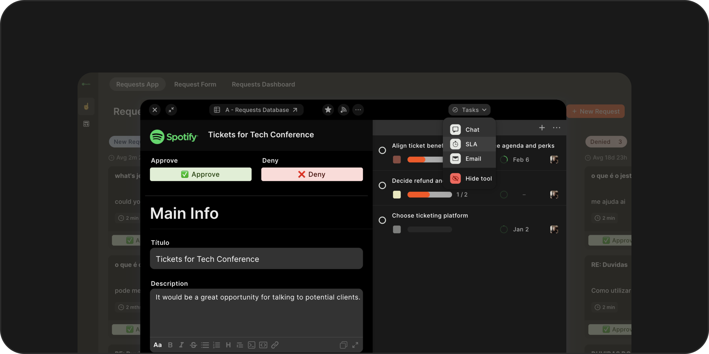 Full context in every card