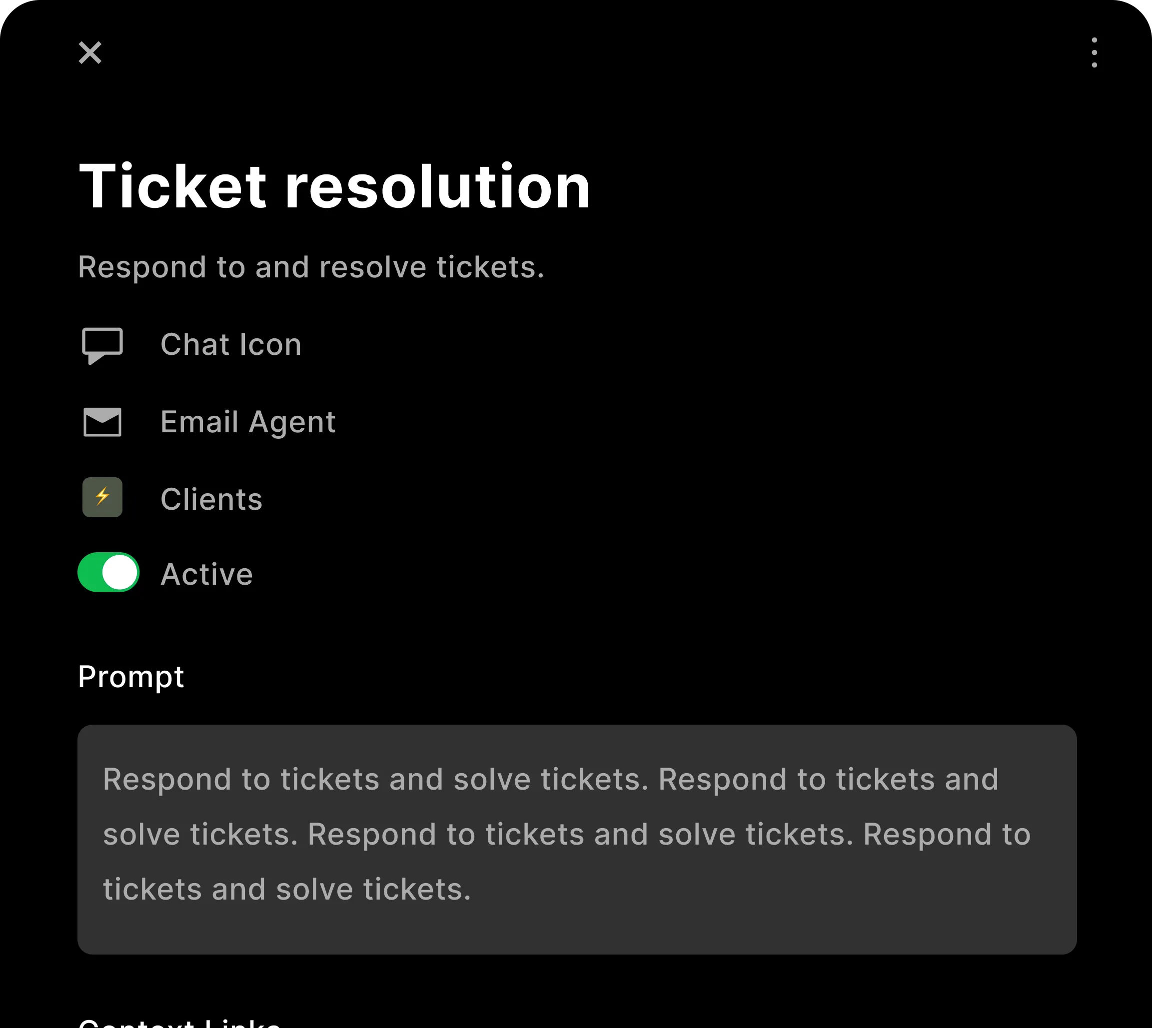 ERP multiple CNPJ management interface showing split processes