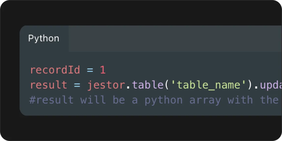 Jestor low-code automation with Python