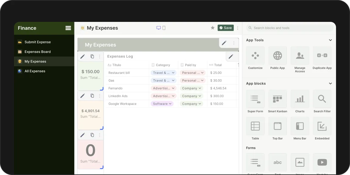 Process management tools in Jestor