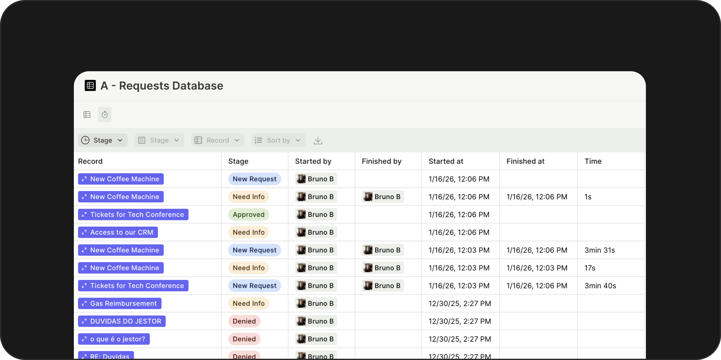Exportable Logs for Auditing