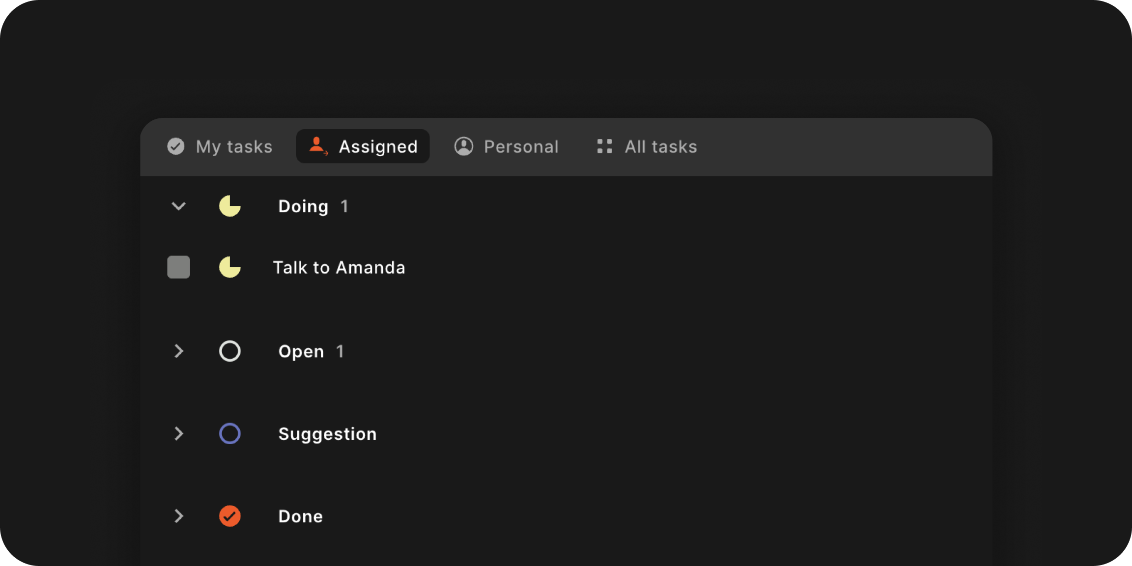 Visual Priority Tracking