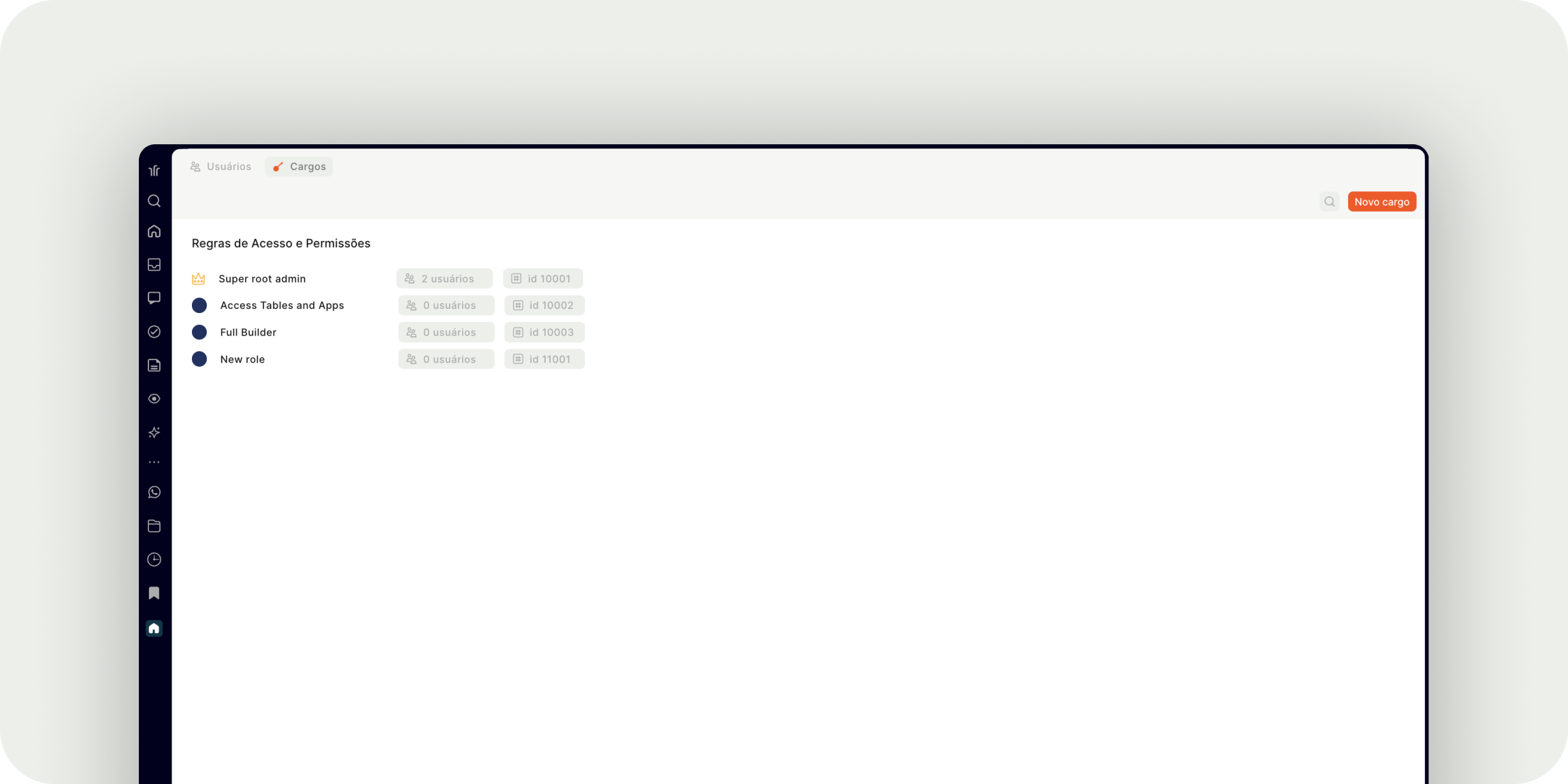 Roles and permissions in Jestor